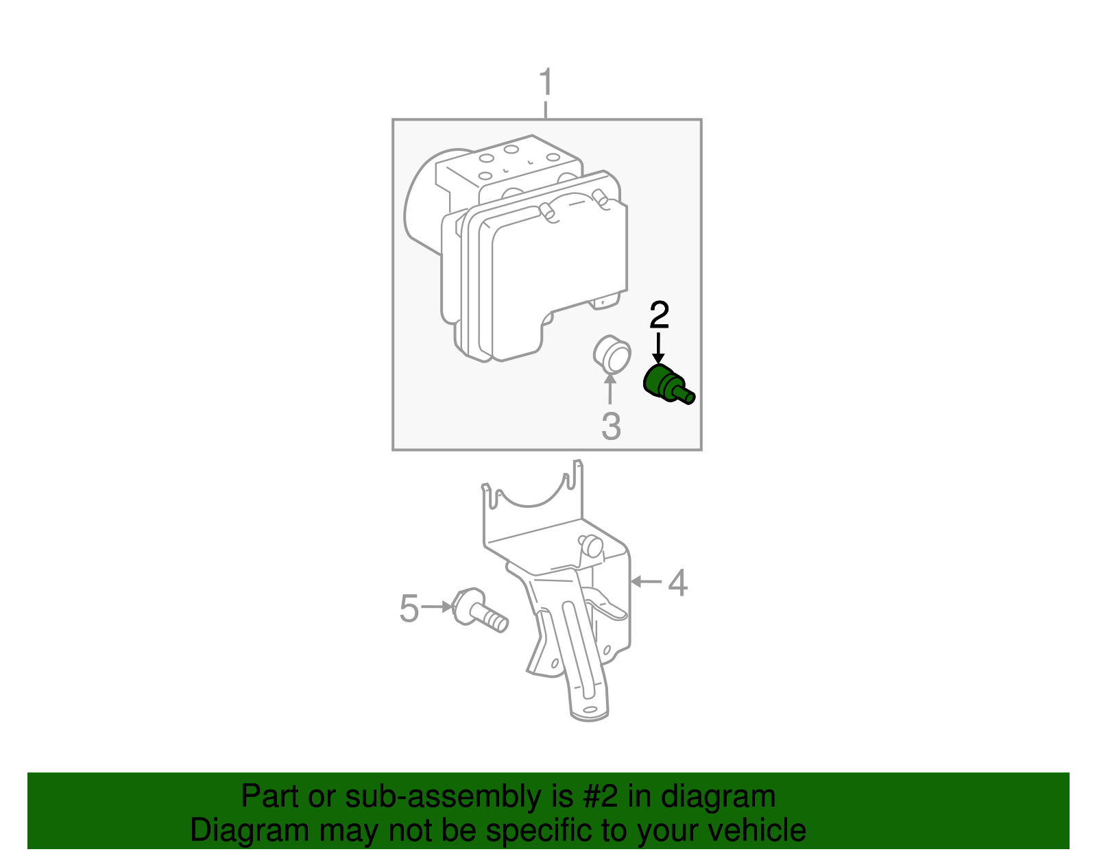 Actuator Assembly Stud - Scion (44545-63010)