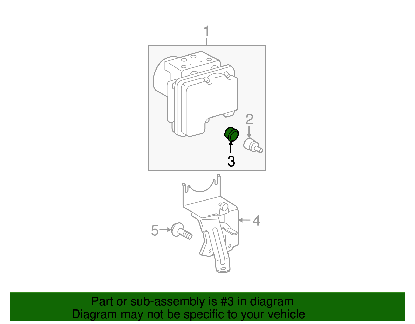 Actuator Assembly Cushion - Scion (44546-63010)