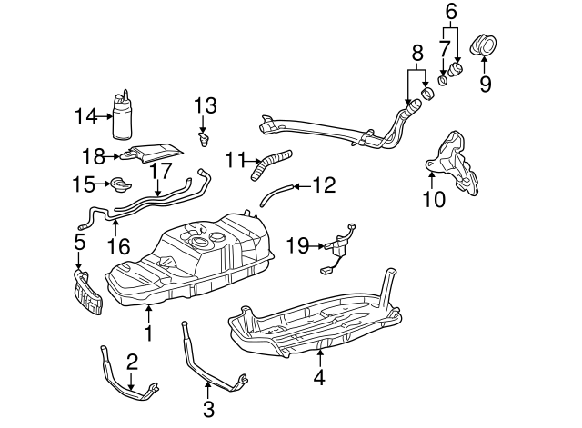 Brake Master Cylinder For 2001-2007 Toyota Sequoia 4.7L V8