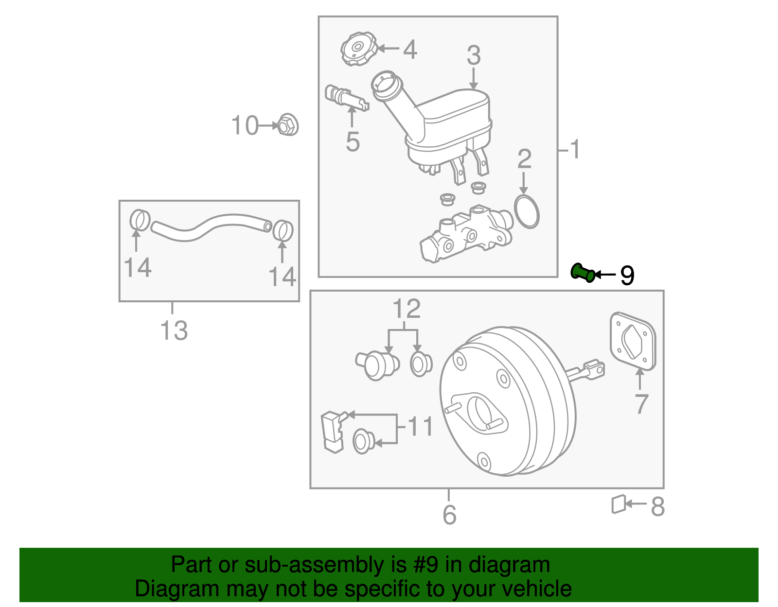 Brake Pedal Push Rod Clevis Pin - GM (10386224)