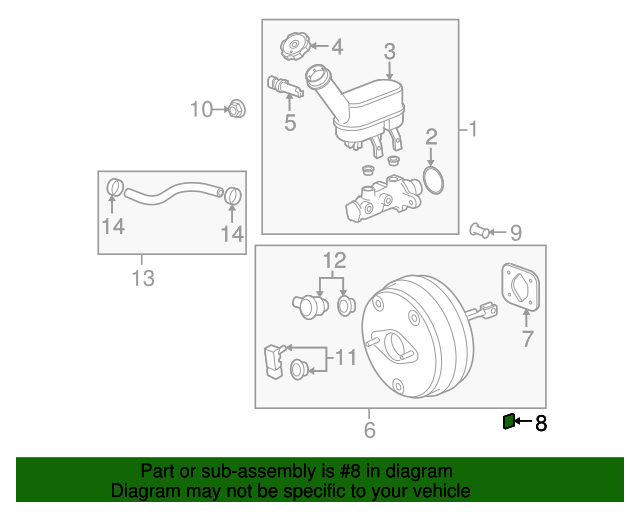 20072017 GM Brake Pedal Push Rod Retainer 15186473 QuirkParts