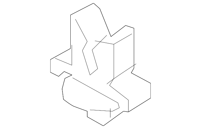 Release Cable Rear Clip - Scion (53614-WB003)