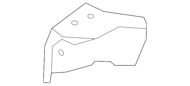 66317-1R300 - Fender Front Bracket - 2012-2017 Hyundai Accent | World ...