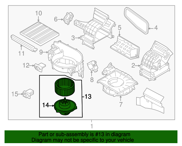 20112020 Kia Sportage Blower Motor 971132P000