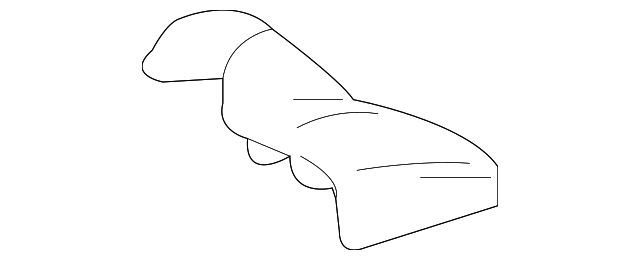 Very Dark Pewter Passenger Seat Riser Finish Cover - GM (89041633)