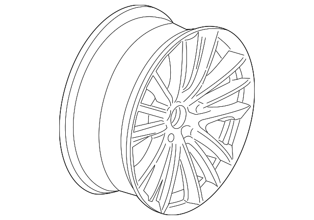 36116791384 - 2011-2016 BMW Wheel, Alloy (36-11-6-791-384