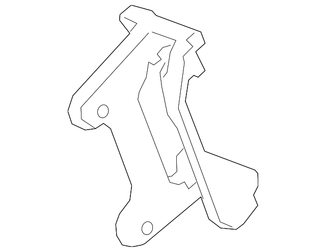 Rear Brake Caliper Bracket - GM (13514241)