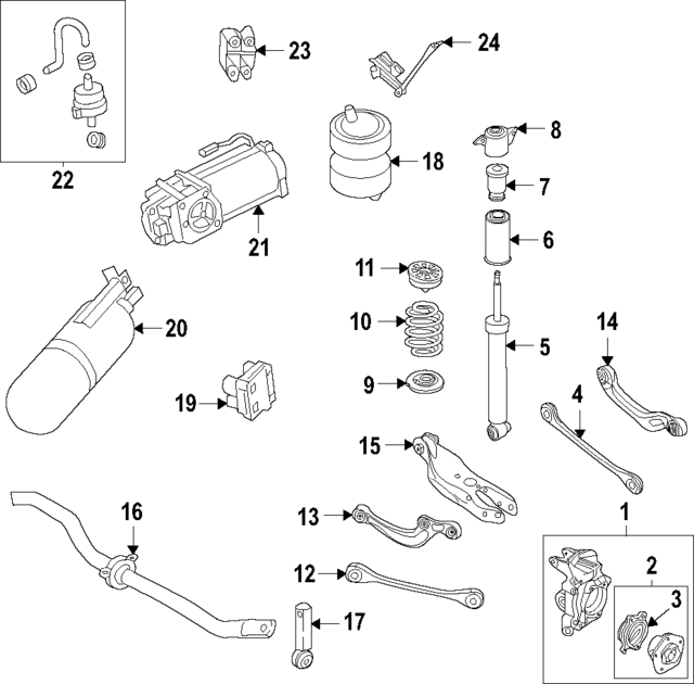 2019-2021 Audi A6 Quattro Coil Spring 4K0-511-115-MK | Audi USA Parts