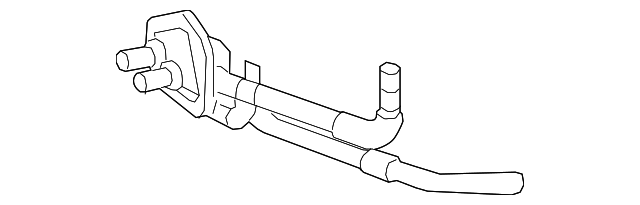 Auxiliary Heater Inlet and Outlet Pipe - GM (84009666)