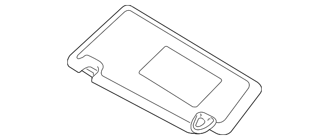 Sun-Visor 2011-2015 Nissan Rogue Select (96401-1VK1A) Image