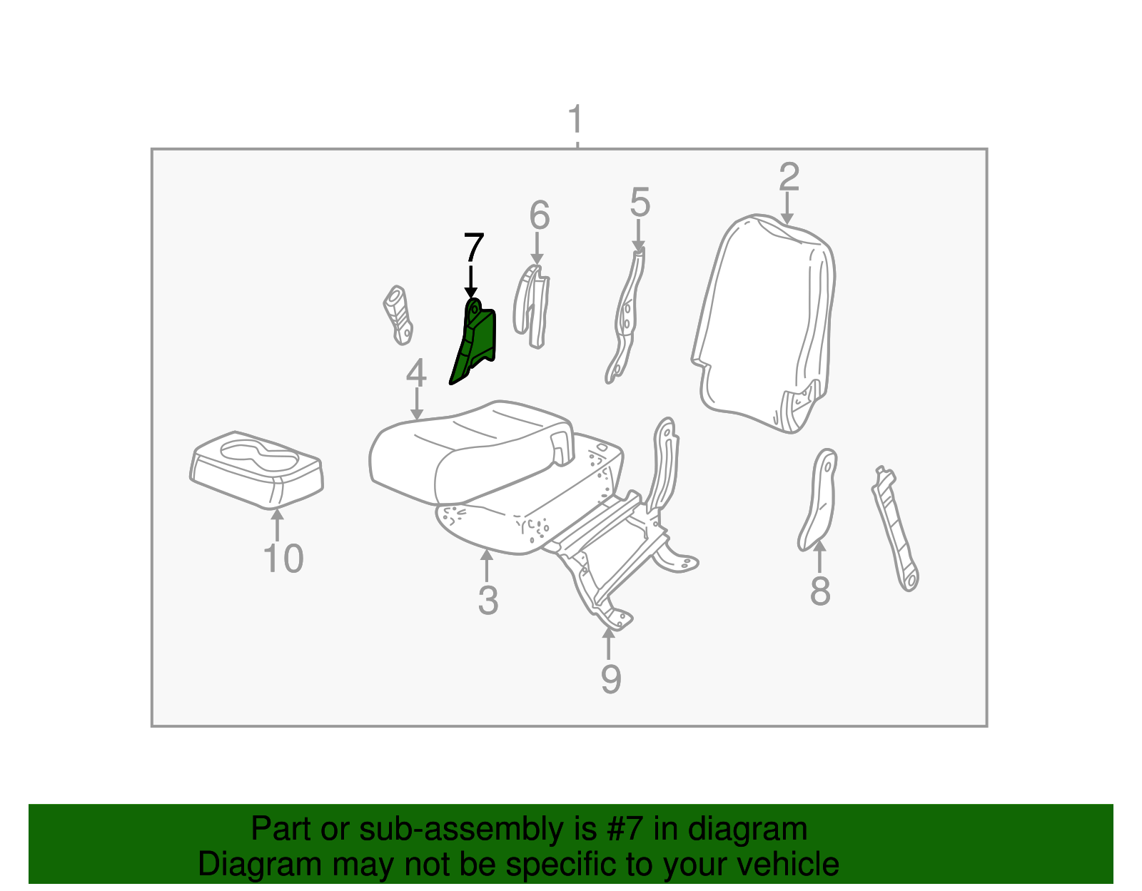 Latch Cover - GM (88935022)