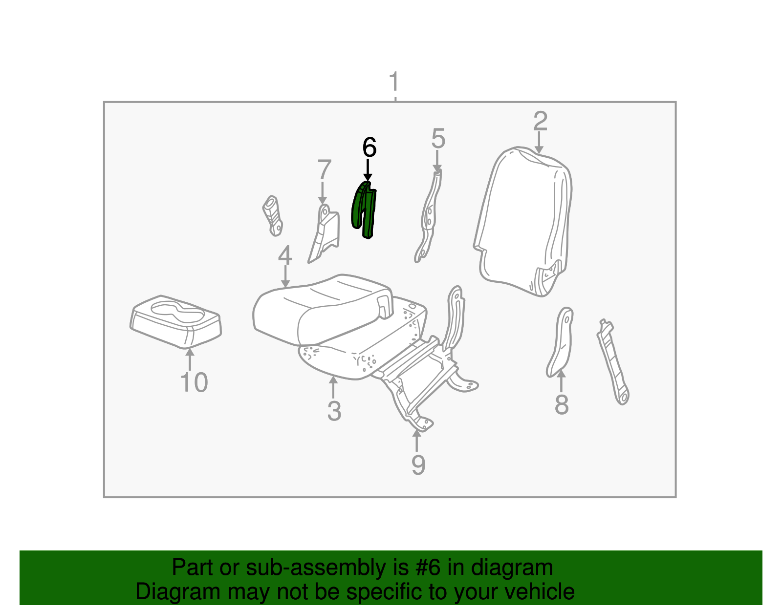 Latch Cover - GM (88935023)
