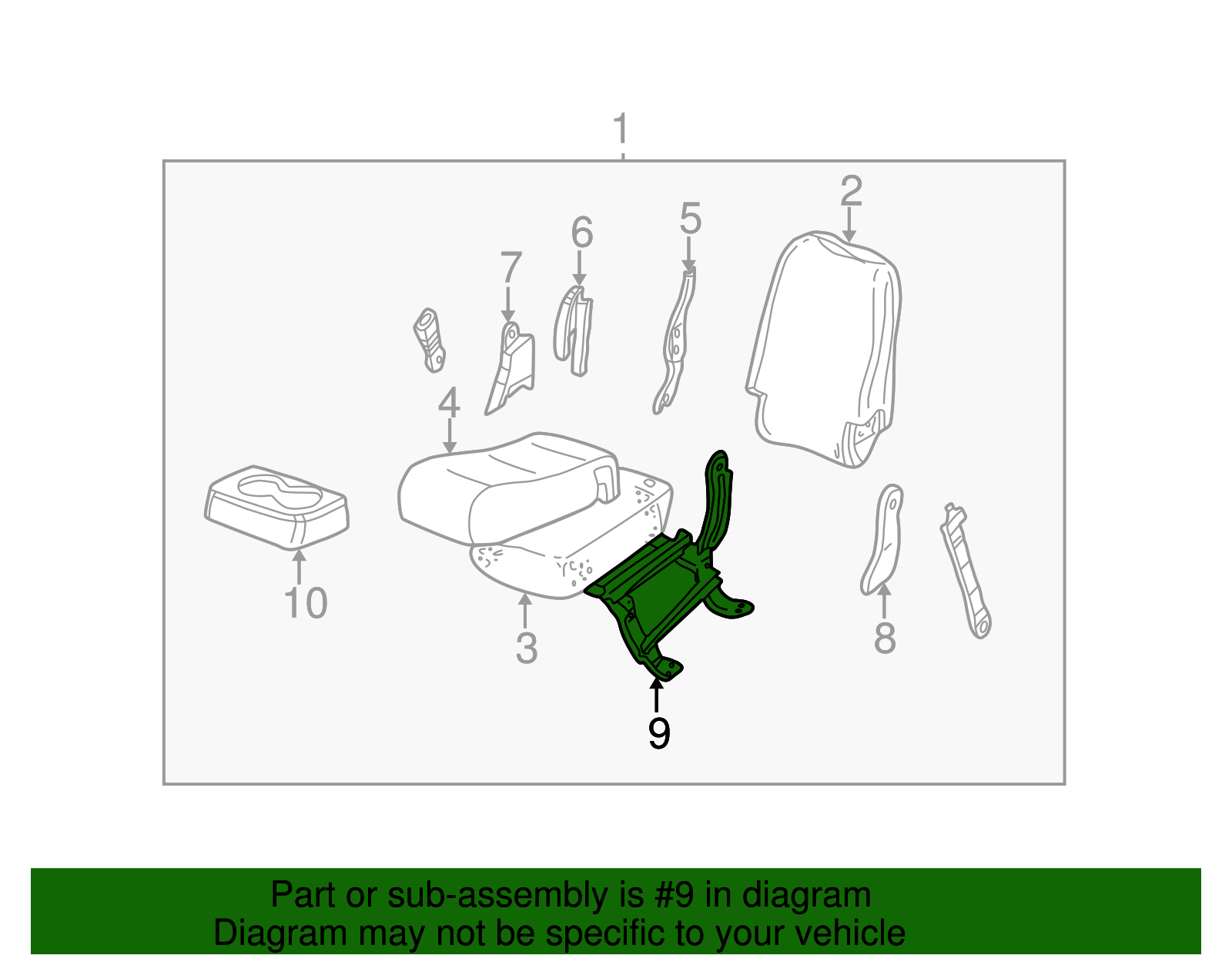 Mount Bracket - GM (88941215)