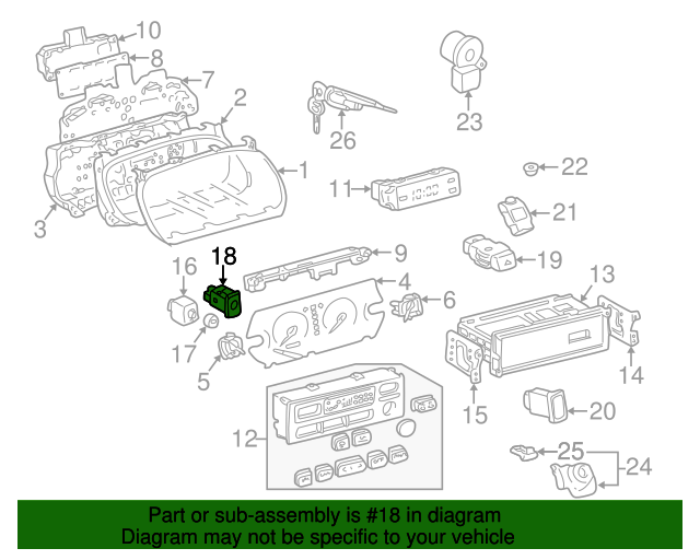 19972008 Lexus Lock Switch 8484033050 OEM Parts Online