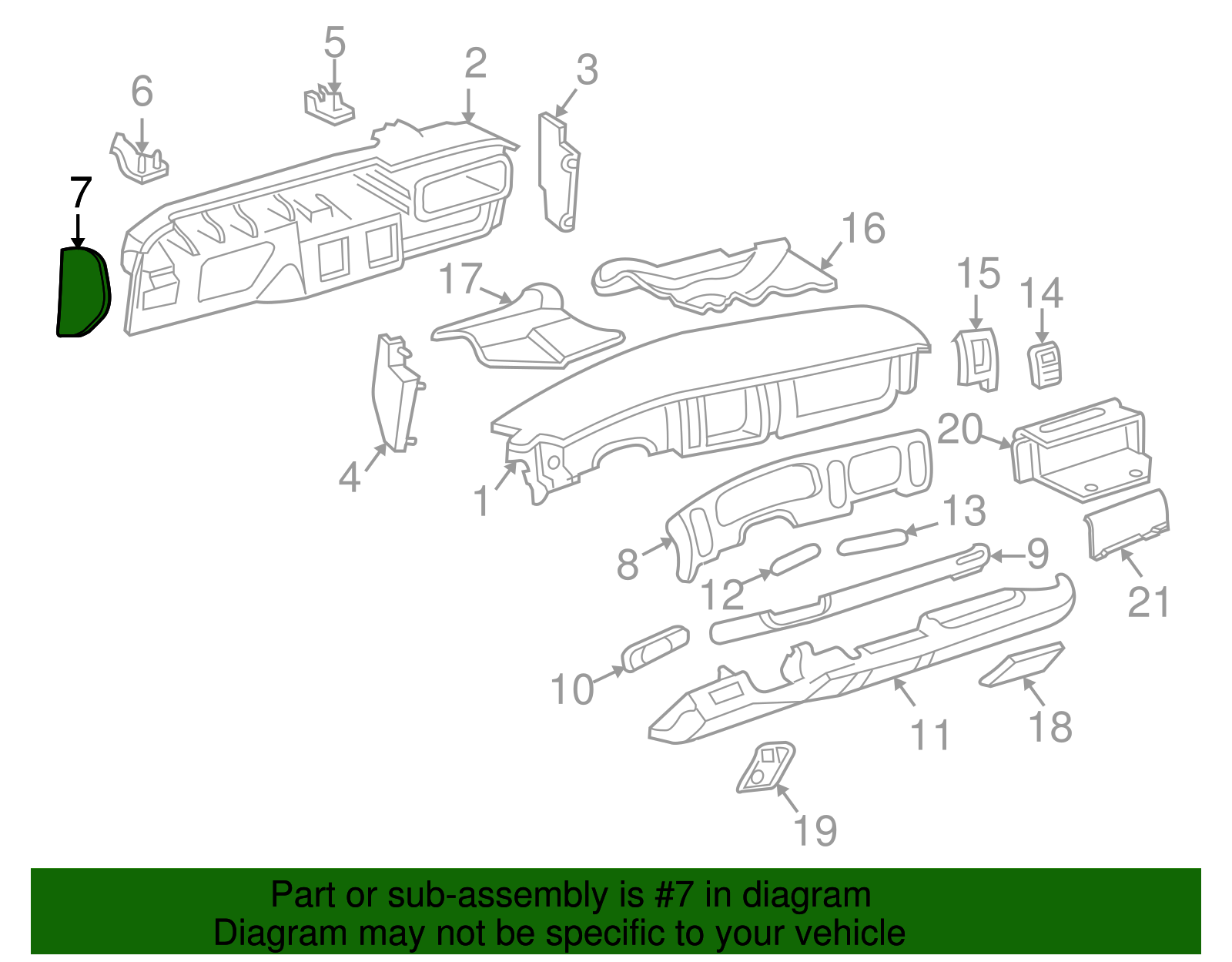 End Panel - GM (25665369)