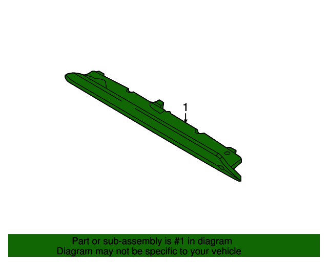 Ford CJ5Z13A613D Lamp Assembly Rear High Mounted 20132019