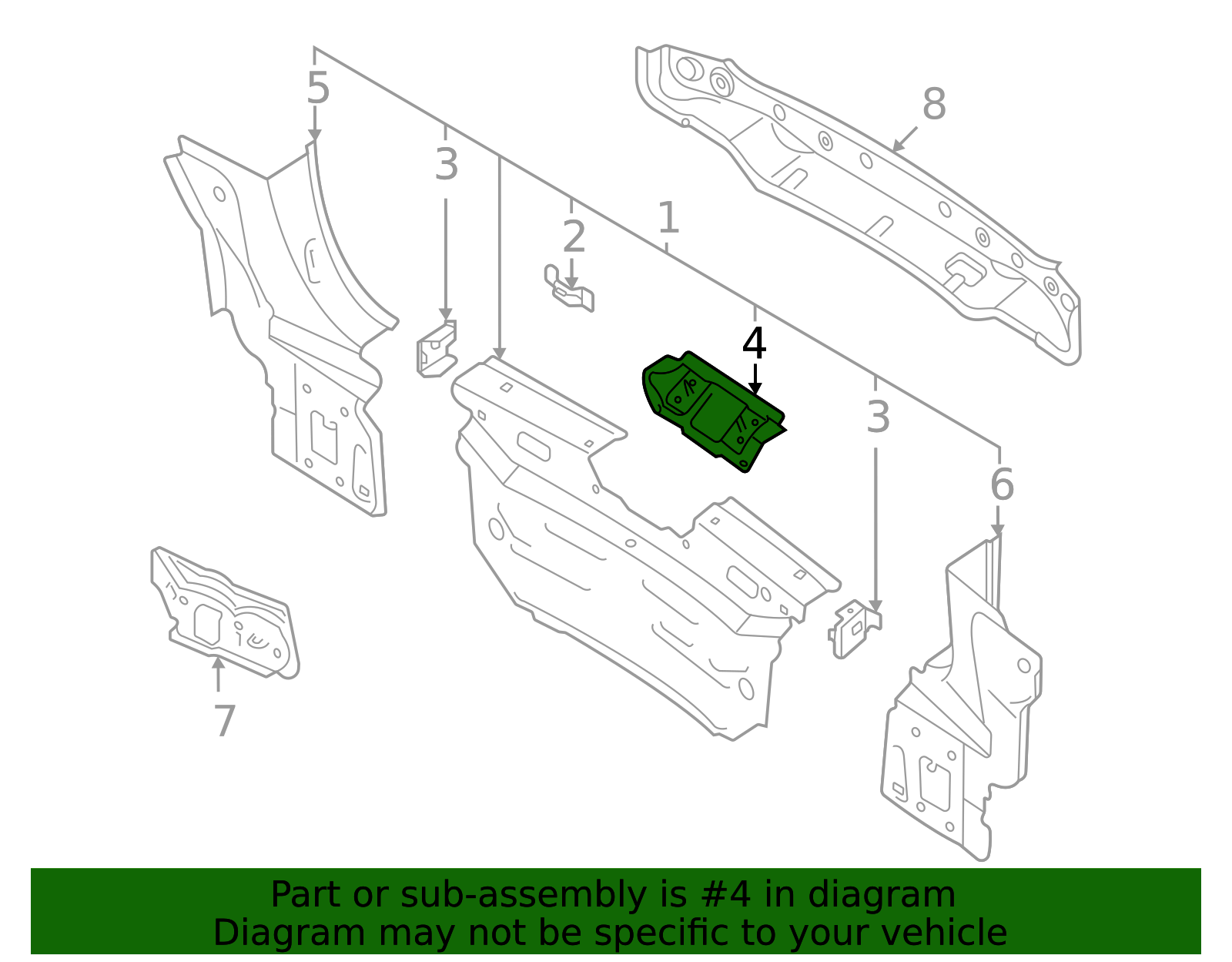 Reinforced Plate 2GJ-813-303-A