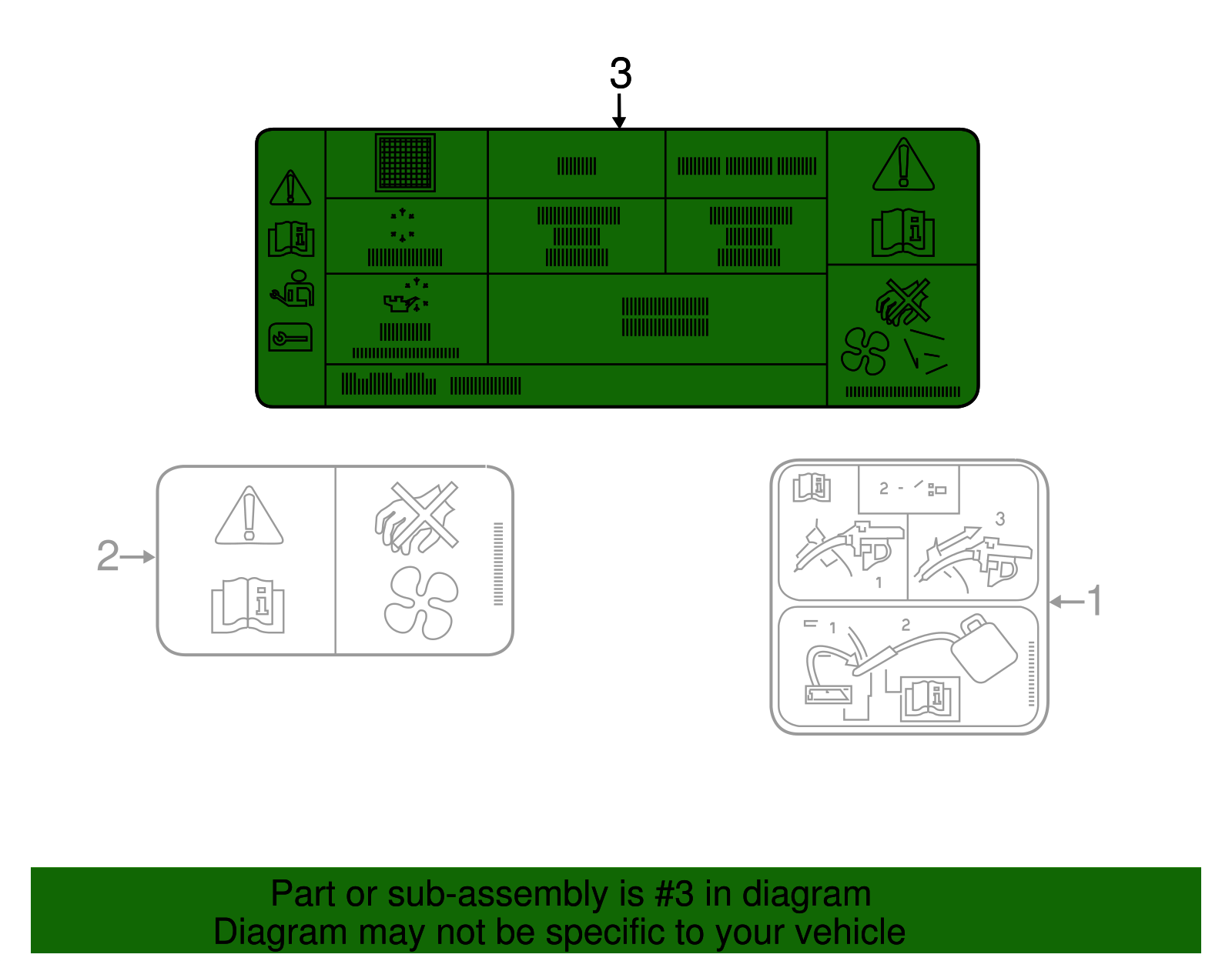 Info Label - Ford (HD9Z-1503050-A)