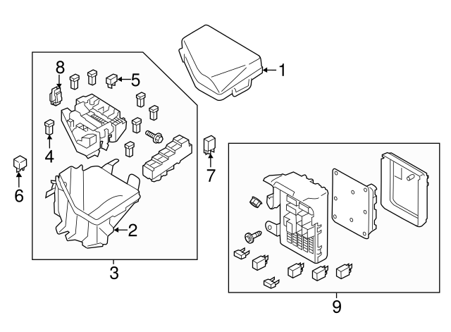 thumbnail image 2 of OEM Subaru Fog Light Relay (82501AG05B) For Legacy, Outback, Tribeca 2005-2018 – Genuine Mitsuba 2 of 3
