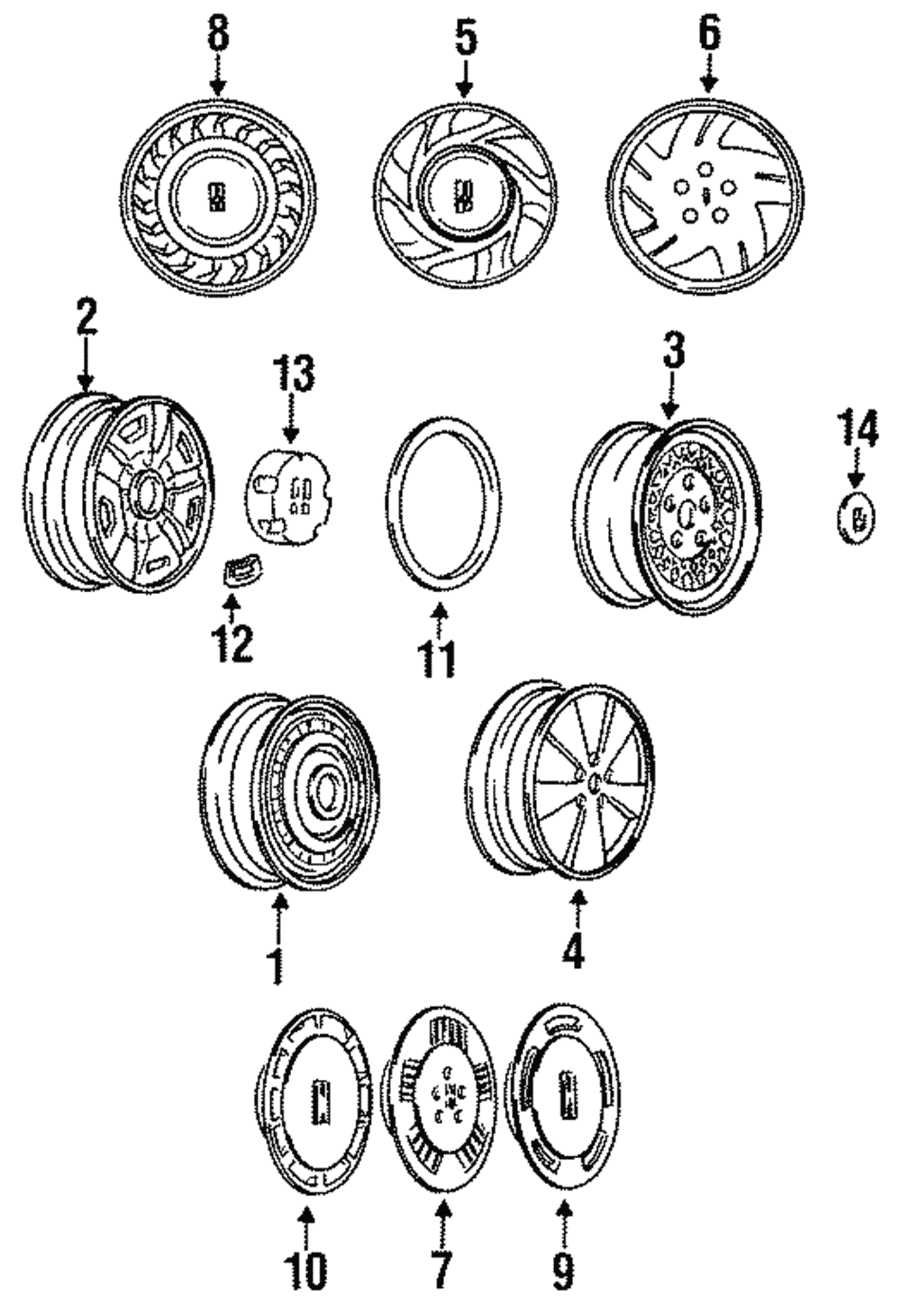 Wheel Assembly, 16X6.5 - GM (12505834)