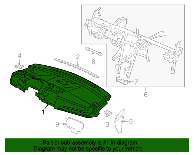 77100TLBA00ZA Panel, Instrument *NH900L* (Deep Black) 20192020