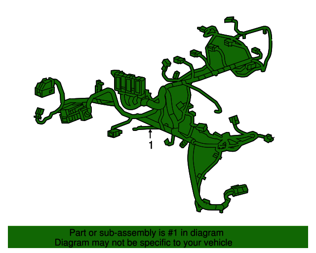 2018 Buick Engine Control Module and Engine Wiring Harness 39109590
