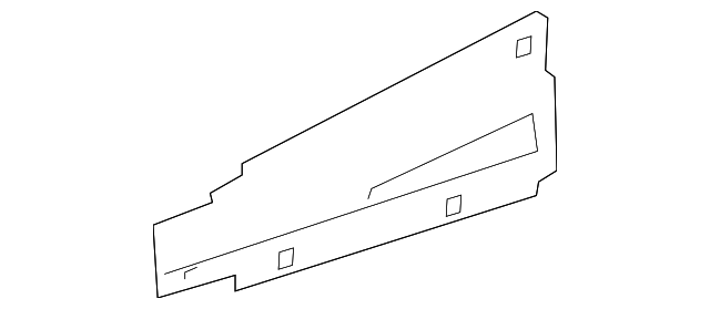4516373616 - Rocker Reinforced 2008-2016 Smart Fortwo | Mercedes 