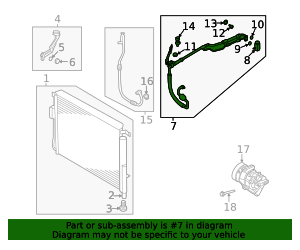Universal Air HA10989C A/C Manifold Hose Assembly