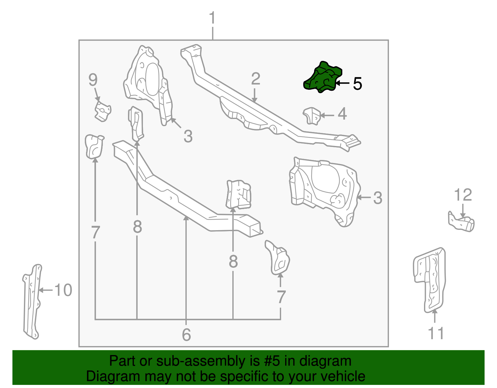 Mount Bracket - Toyota (53246-02020)