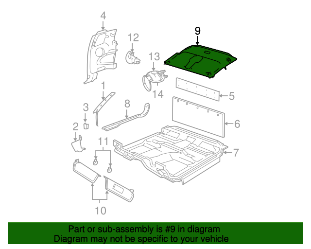 2000 Dodge Dakota Headliner 5GH78TL2AD
