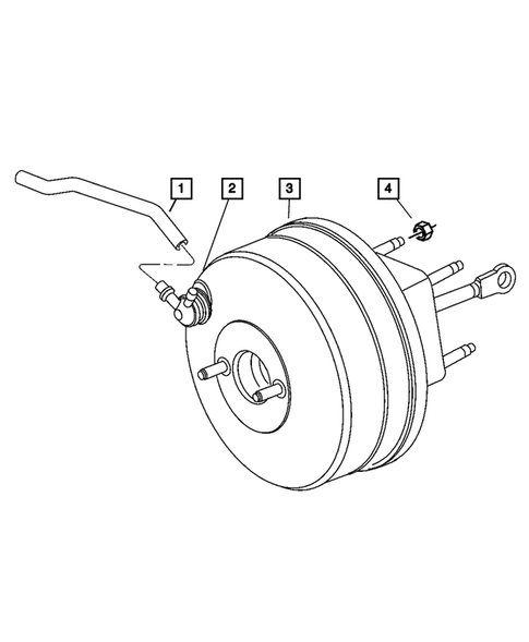 Dodge dakota brake booster Clearance