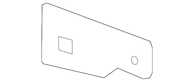 Genuine Acura OEM Honda Rear Bumper Face Stiffener 66118-SEP