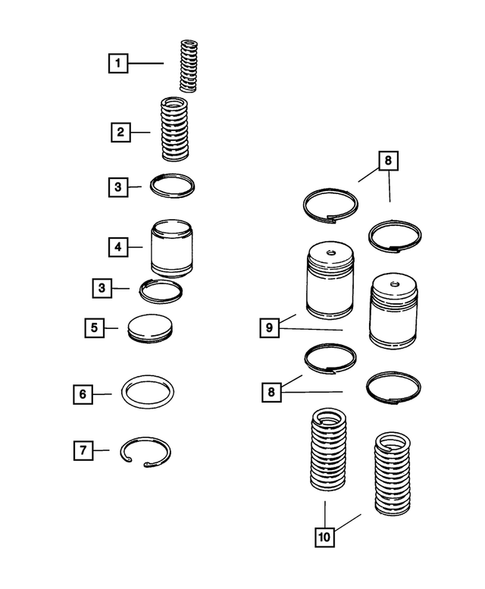 Genuine Chrysler 5175226AA Transmission Parking Sprag Rod Genuine Chrysler 5175226AA Transmission Parking Sprag Rod