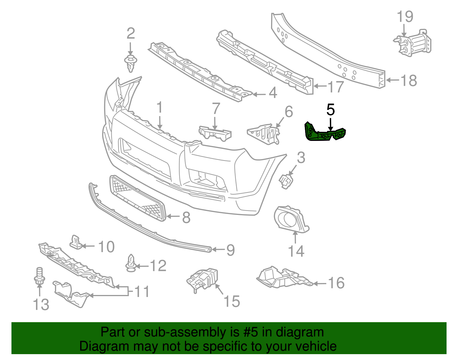 Side Retainer - Toyota (52116-35121)