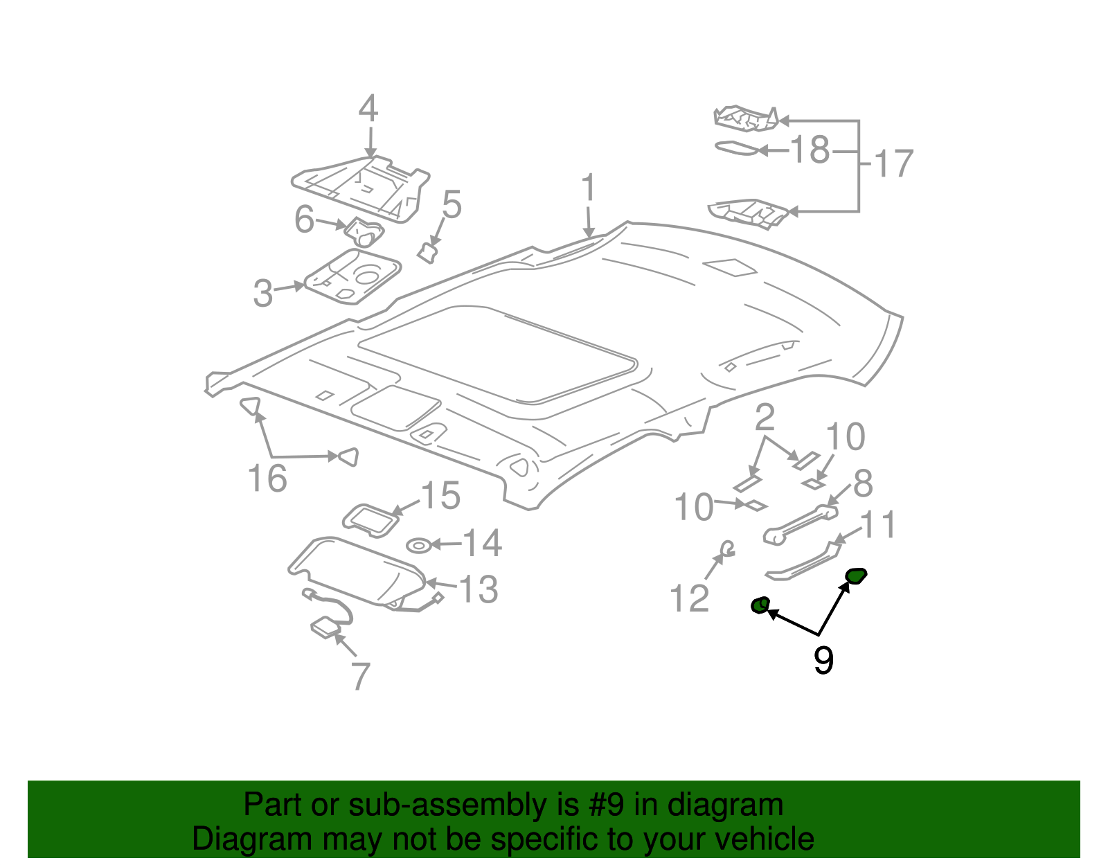 Handle Assembly, Asst *Left Cas*Cashmere - Cadillac (89026088)