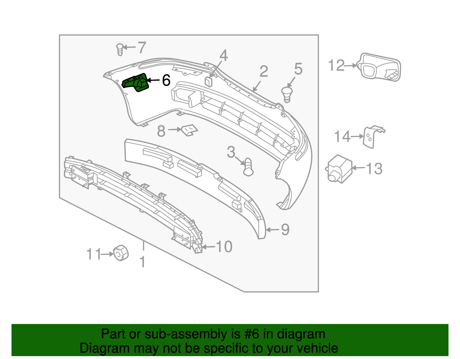 Bracket - GM (96542987)