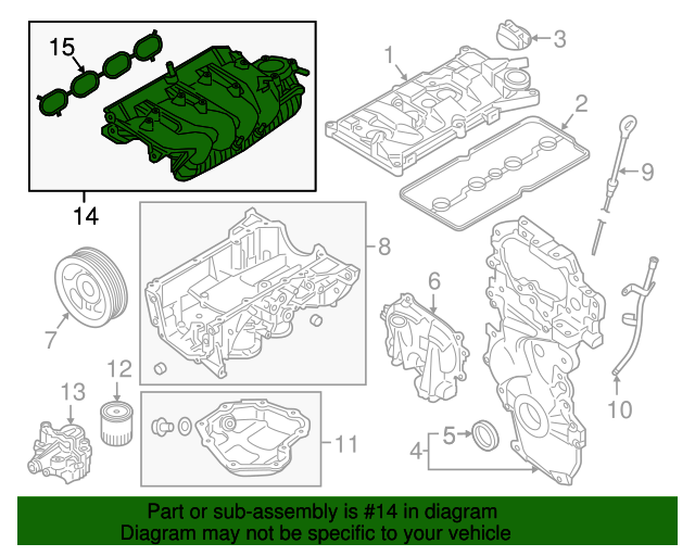 140011KC0B Intake Manifold 20112017 Nissan Juke Conicelli