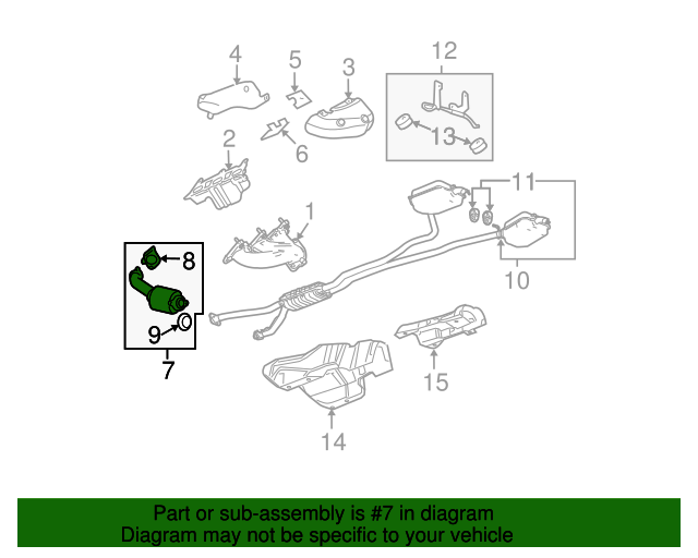 25939989 OEM GM Converter & Pipe GM Parts Center