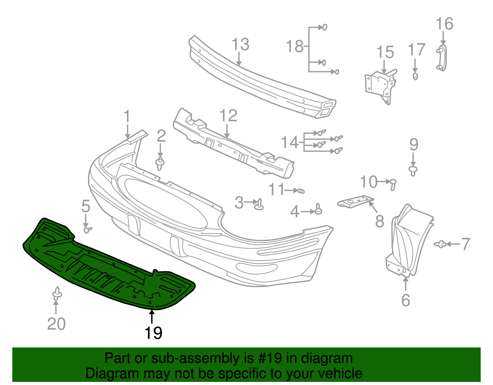 Air Deflector - Buick (25754171)