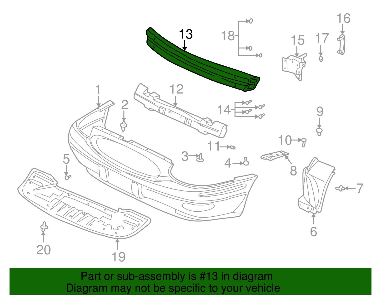 Impact Bar - GM (25649518)
