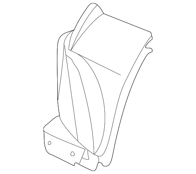 Front Driver Side Bumper Fascia Extension - GM (25693091)
