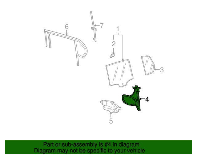 Window Regulator 1K4-839-462-A