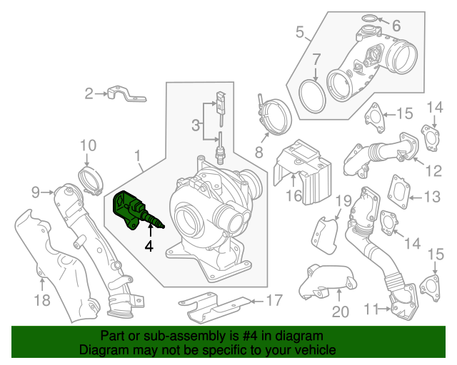 12642646 Turbocharger Control Solenoid Valve 20112016 GM Les