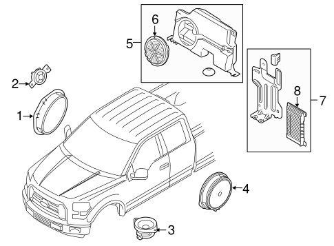 Sound System for 2016 Ford F-150 | OEM Parts Online