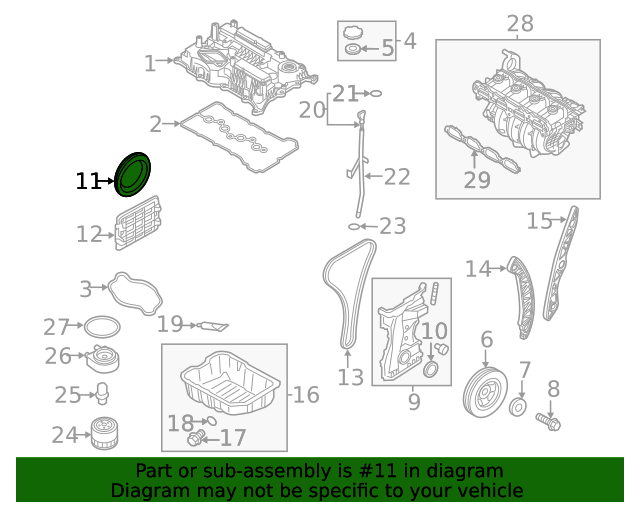 21443-2g000-rear-main-seal-2006-2022-kia-kia-parts-store