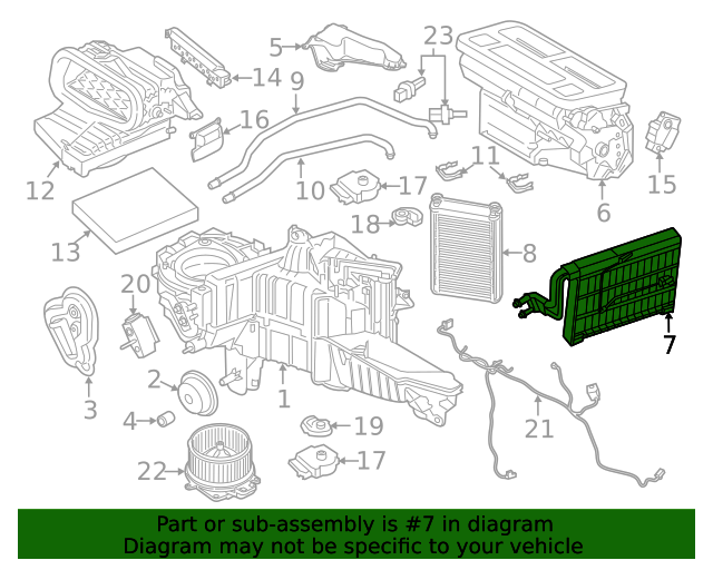 Genuine OEM Ford Part Evaporator Core ML3Z19860E Genuine OEM Ford