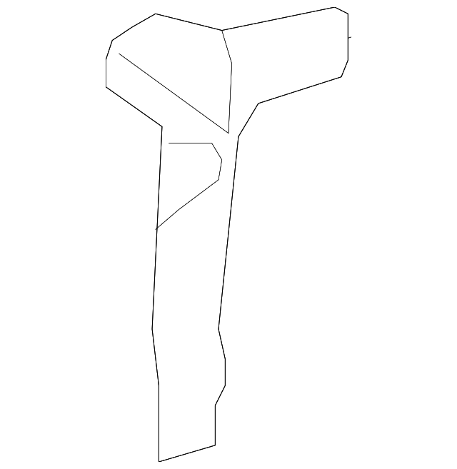 20072014 GM Rear Driver Side Interior Door Handle Bracket 15911459