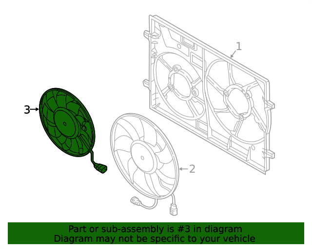 8W0959455AA Fan & Motor 20172024 Audi Audi Parts Store