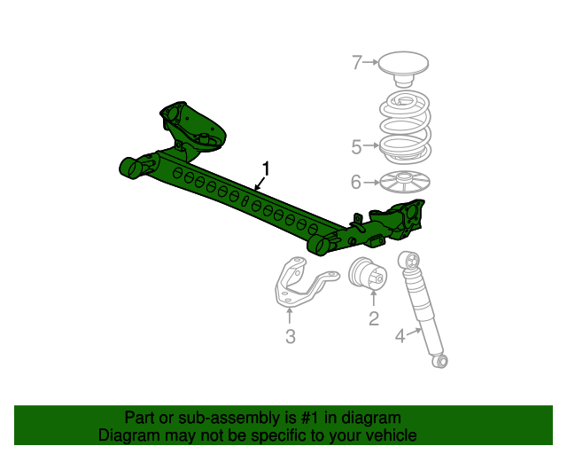 20062011 Chevrolet HHR Rear Axle 22728811