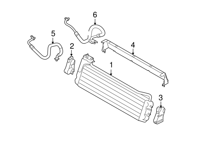 Genuine BMW 17-22-2-282-684 | Oil Cooler Bracket | FREE Shipping on ...